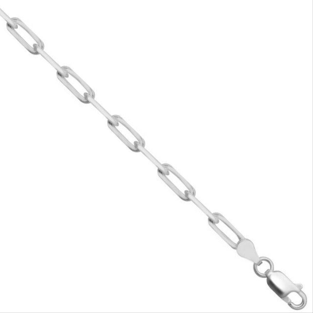 Silver Paperclip Link Chains