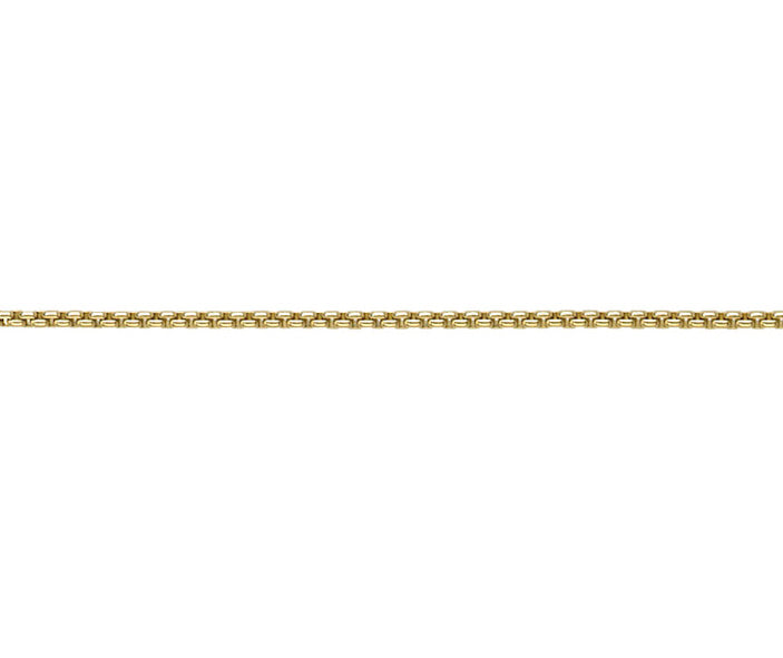 9ct Solid Yellow Gold 1.65mm Box Belcher Necklace Chain Various Lengths (BOBH)