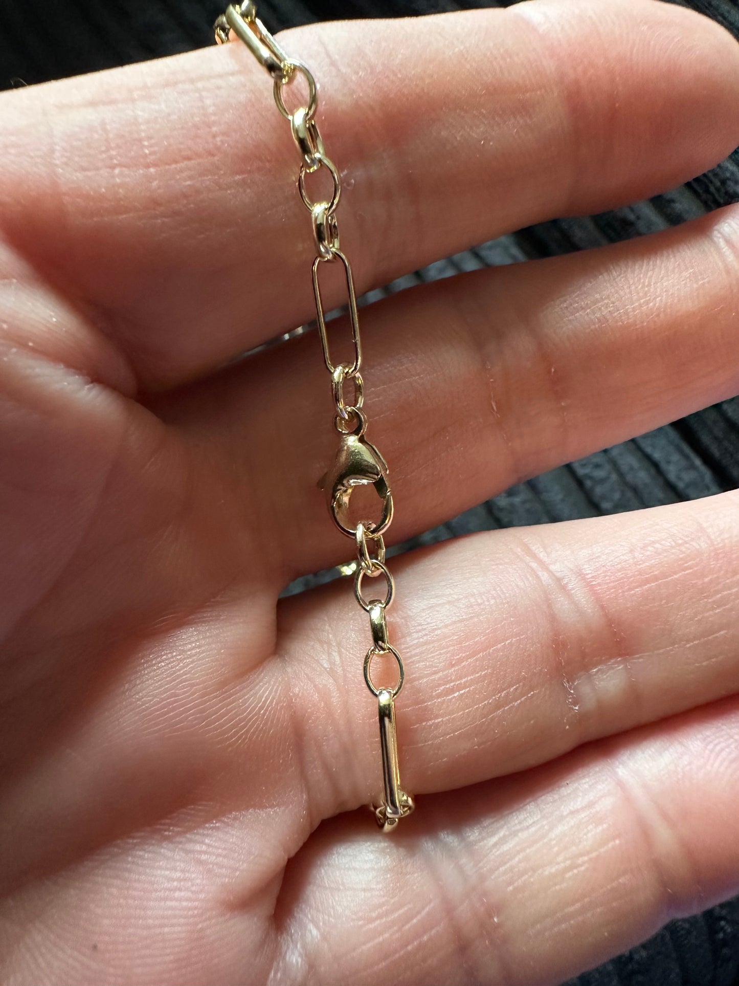 9ct Solid Yellow Gold 4mm Figaro Belcher Style Chain Various Lengths (GFIGB)