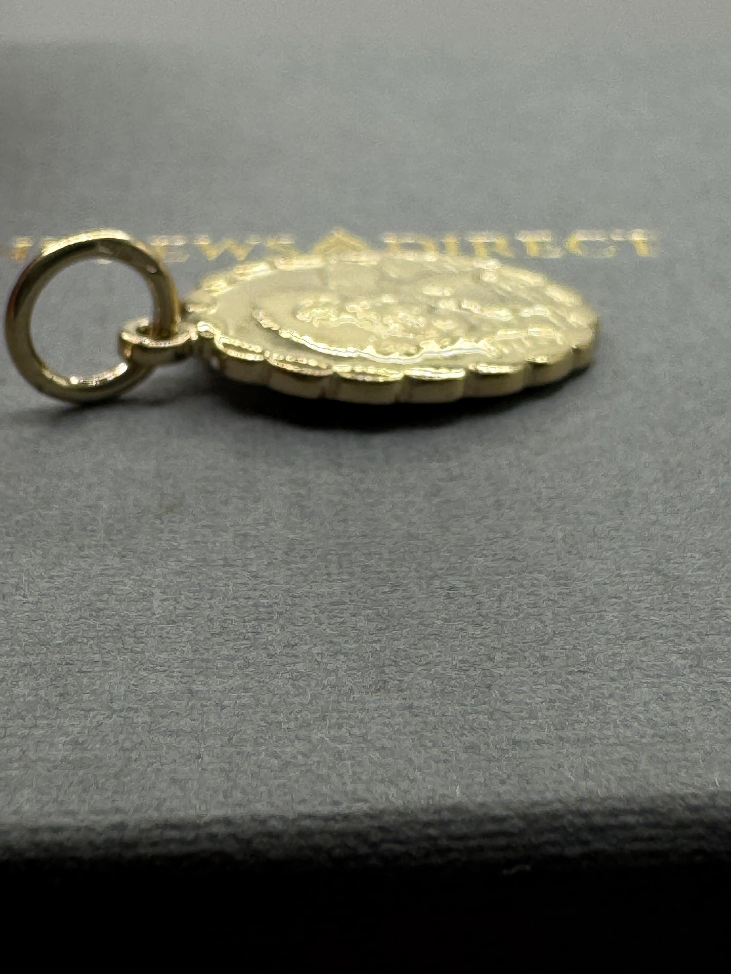 9ct Yellow Gold 28x15mm St Christopher Double Side Pendant (0033)