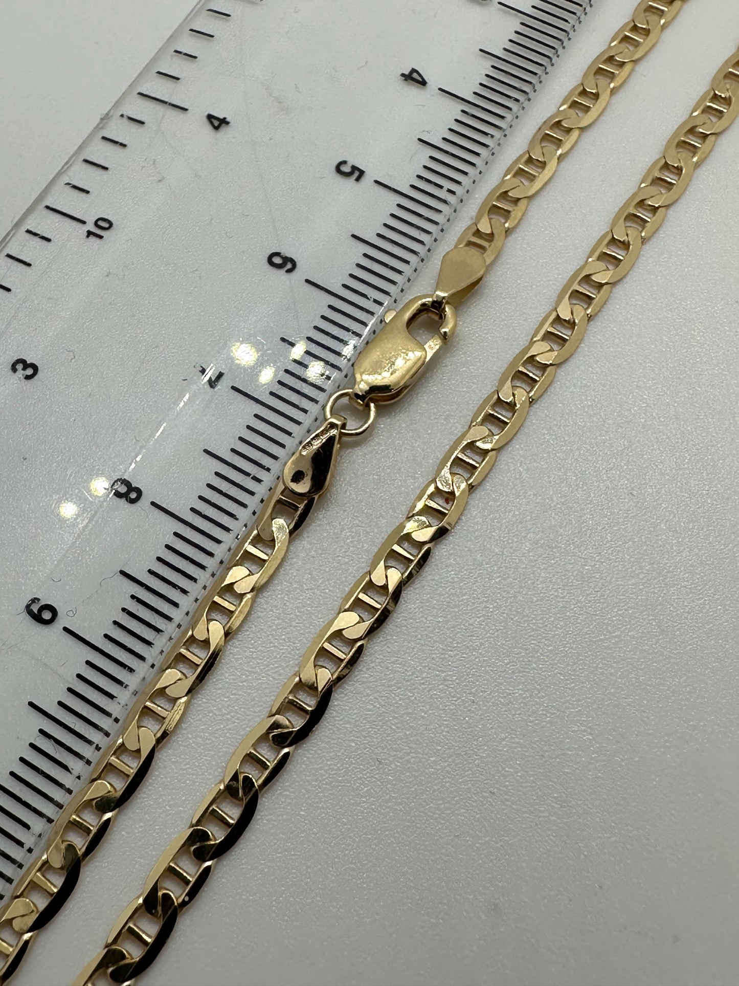 9ct Yellow Gold 3mm Anchor Link Chain 20 Inch / 50cm (0059)