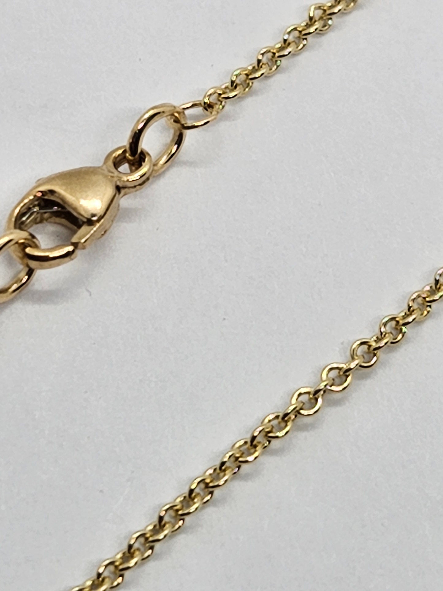 9ct Yellow Gold 1.6mm Solid Round Link Trace Chain Various Lengths (40CTT)