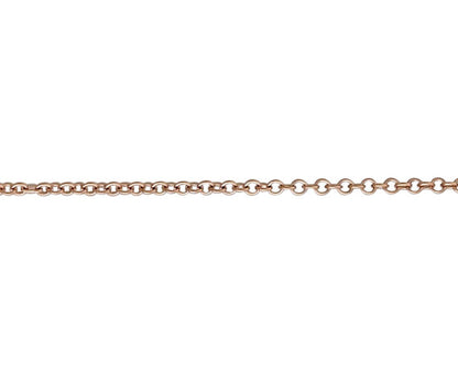 9ct Rose Red Gold 2.2mm Trace Round Link Neck Chain Various Lengths (R18T)
