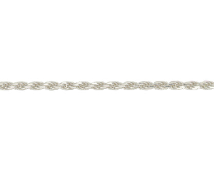Sterling Silver 2.7mm Diamond Cut Solid Rope Chain Various Lengths (SFSR60)