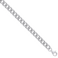 Mens Silver BLING Zirconia Bracelet